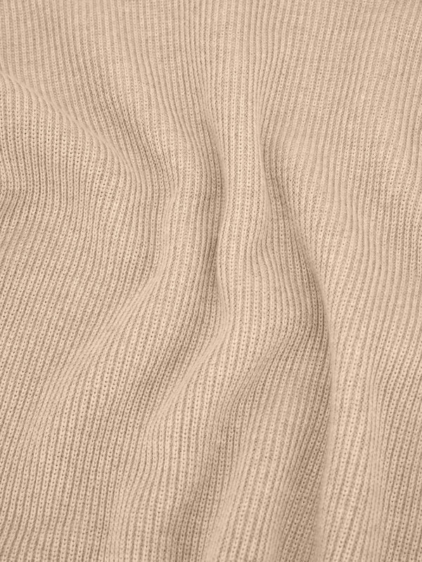 5100126 Zip-Up Jumper in Ribbed Soft Cotton