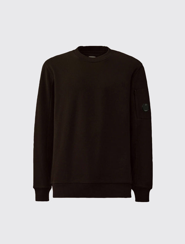Diagonal Raised Fleece Crewneck Lens Sweatshirt