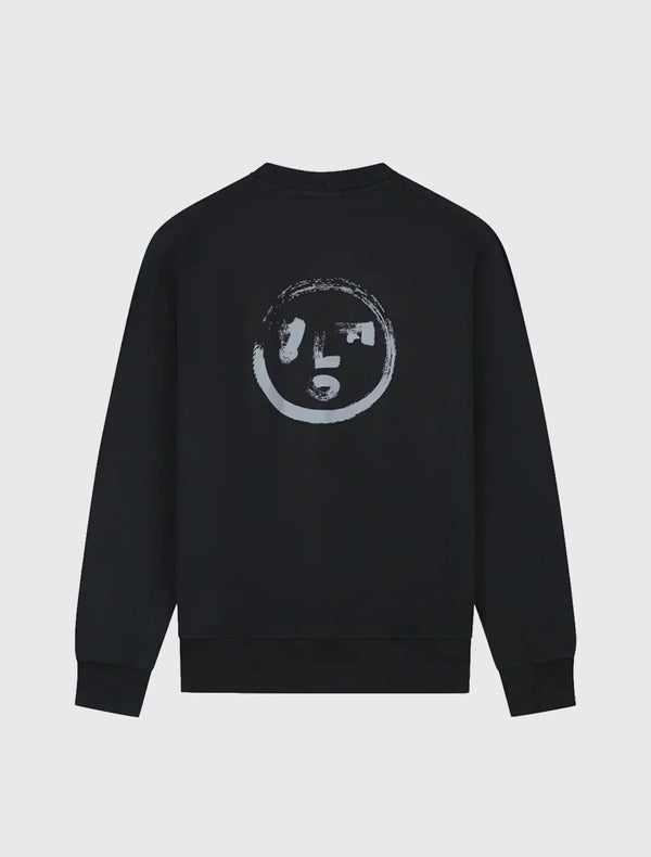 Brushstroke Face Crewneck