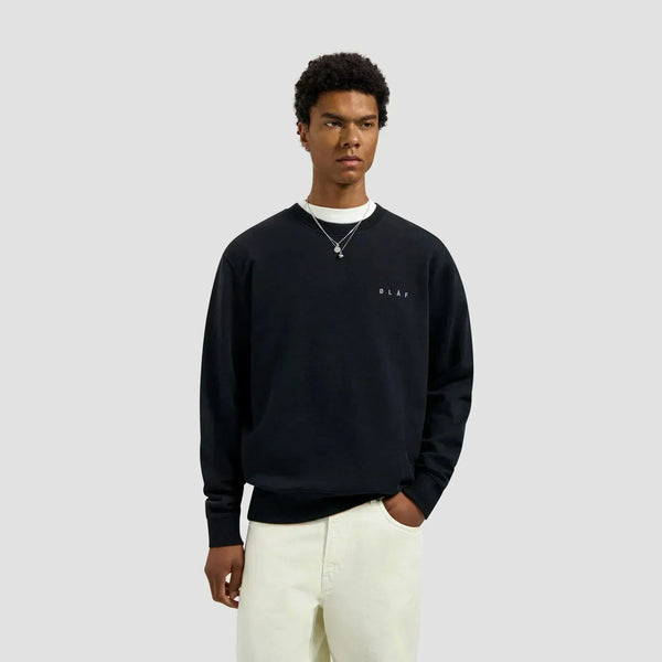 Brushstroke Face Crewneck