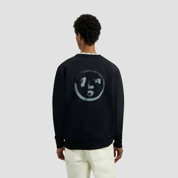 Brushstroke Face Crewneck
