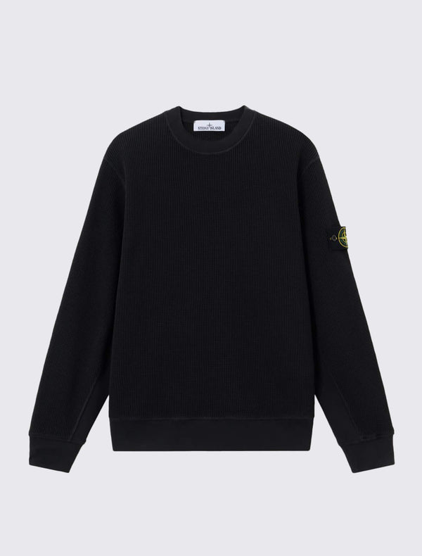 6100056 Crewneck Sweatshirt in Cotton Waffle Fleece