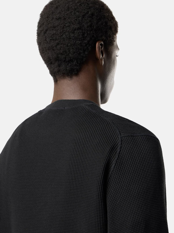 6100056 Crewneck Sweatshirt in Cotton Waffle Fleece