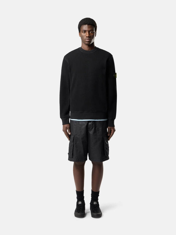 6100056 Crewneck Sweatshirt in Cotton Waffle Fleece