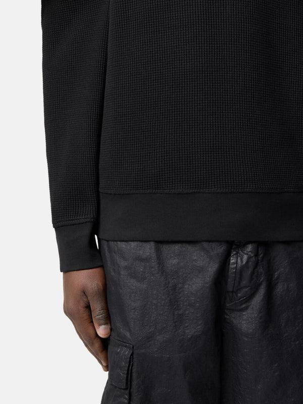 6100056 Crewneck Sweatshirt in Cotton Waffle Fleece