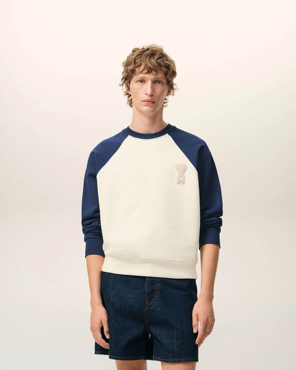 Two Tone Knitted Sweatshirt