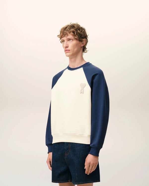 Two Tone Knitted Sweatshirt