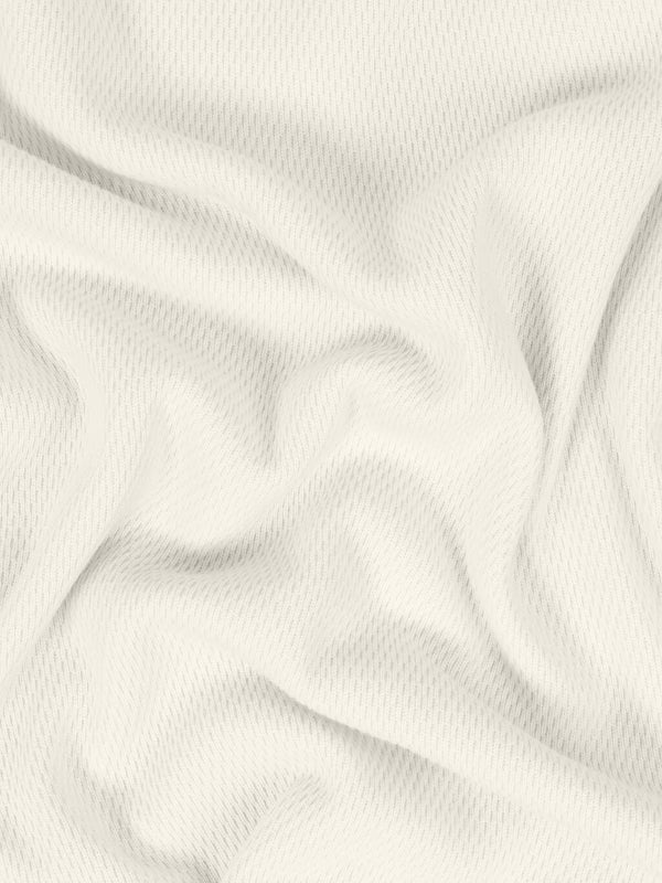 6100011 Crewneck Sweatshirt in Cotton Fleece with Mesh Stitch