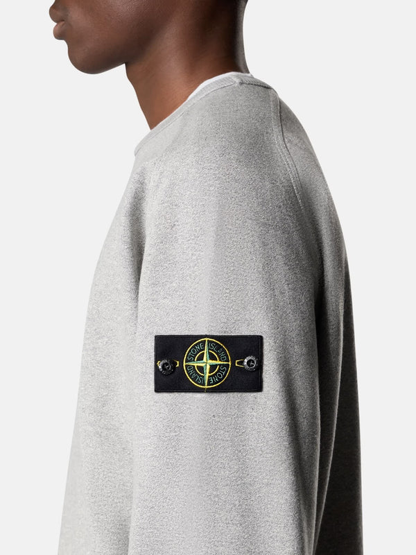 6100022 Crewneck Sweatshirt in Mélange Fleece