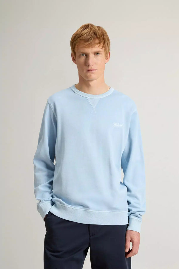 Woolrich sweater licht blauw