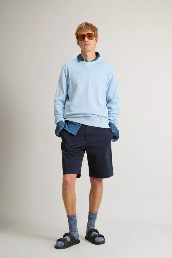 Woolrich sweater licht blauw