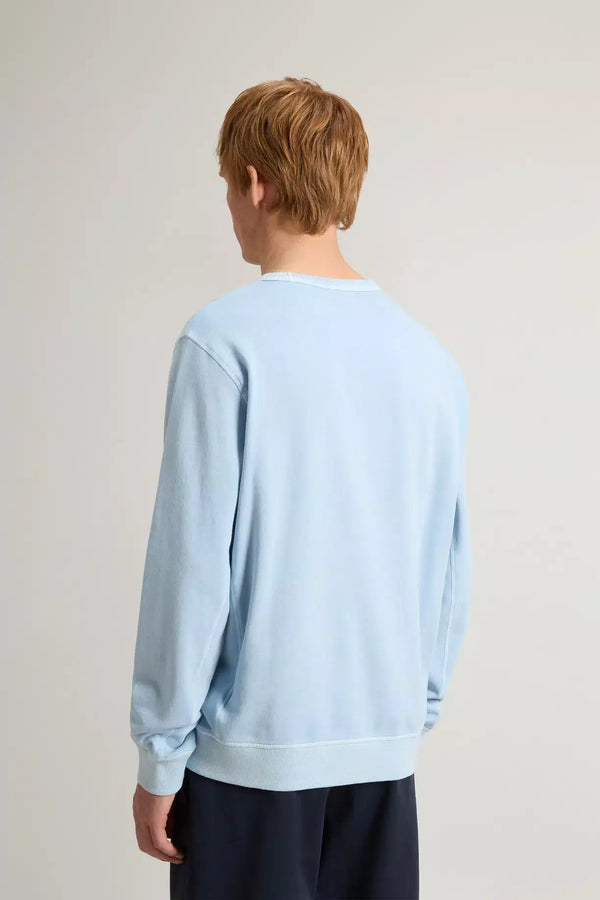 Woolrich sweater licht blauw