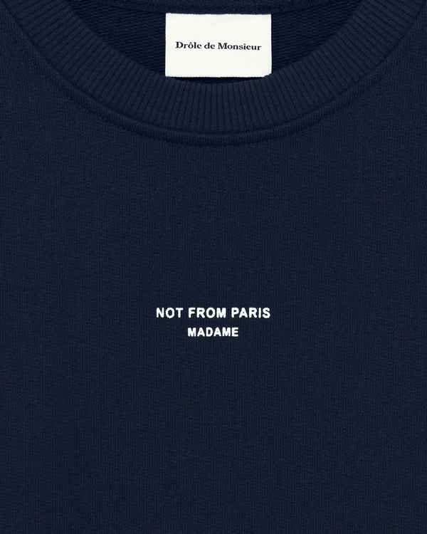 Sweatshirt Slogan Classique