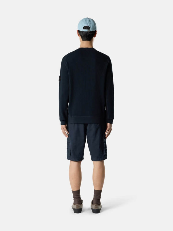 6100056 Crewneck Sweatshirt in Cotton Waffle Fleece