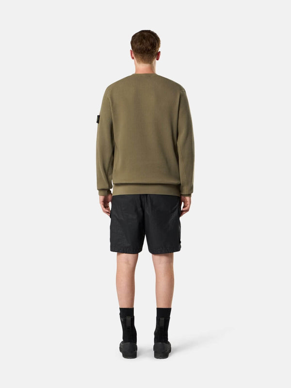 6100056 Crewneck Sweatshirt in Cotton Waffle Fleece