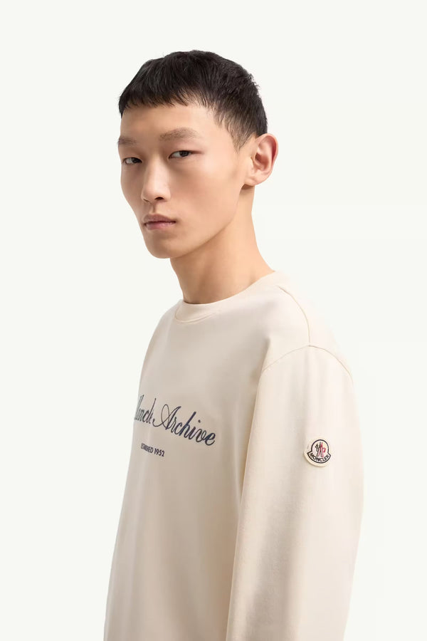 Cotton Blend Logo Sweatshirt