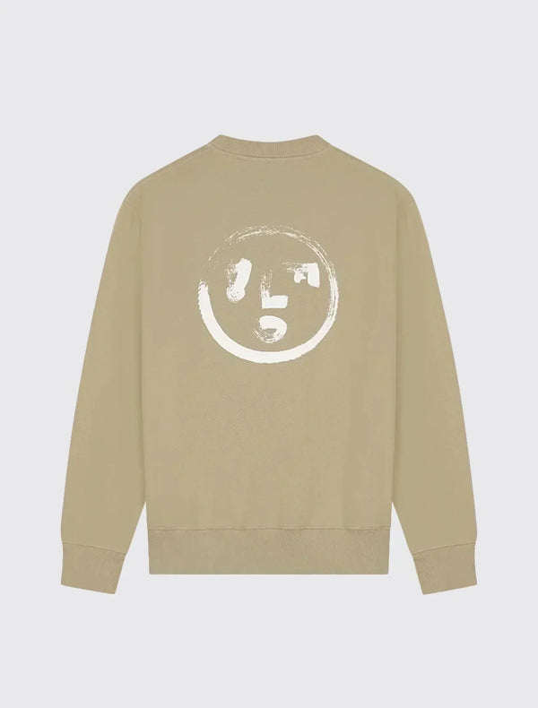 Brushstroke Face Crewneck