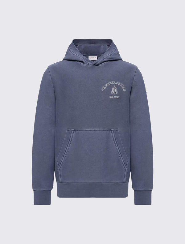 Rowing Logo Cotton Hoodie