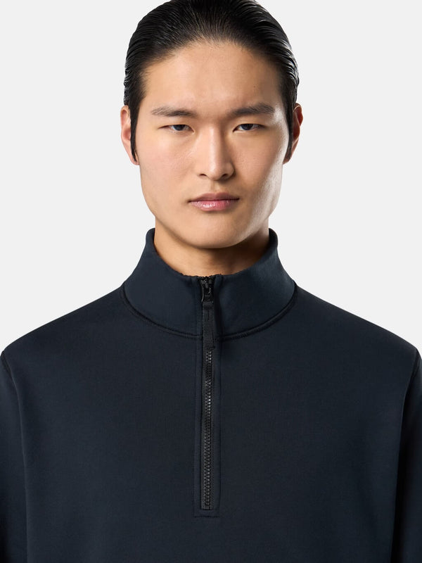 6100070 Half-Zip Sweatshirt in Cotton Fleece