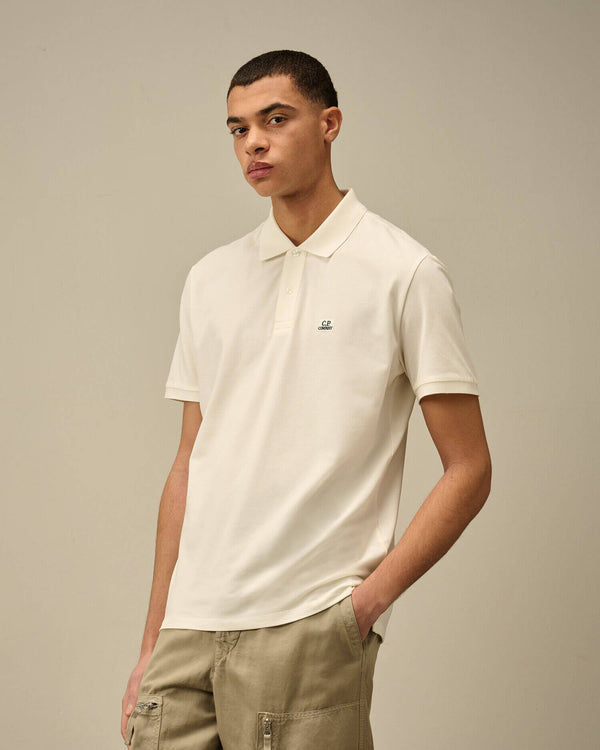 Stretch Piquet Logo Polo