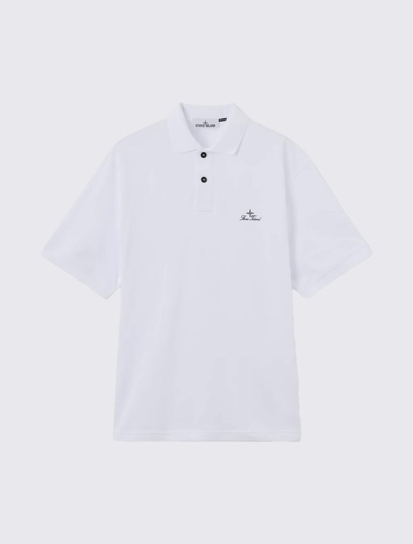 2200001 Short-Sleeve Polo with Logo Embroidery