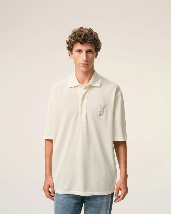 Ami de Coeur Knitted Patch Polo