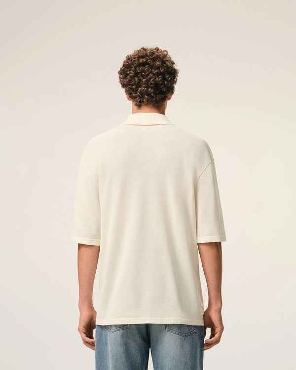 Ami de Coeur Knitted Patch Polo