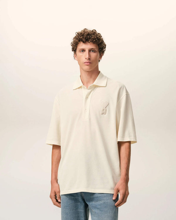 Ami de Coeur Knitted Patch Polo