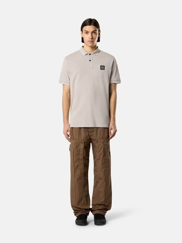 2200010 Short-Sleeve Polo Shirt in Cotton Piqué