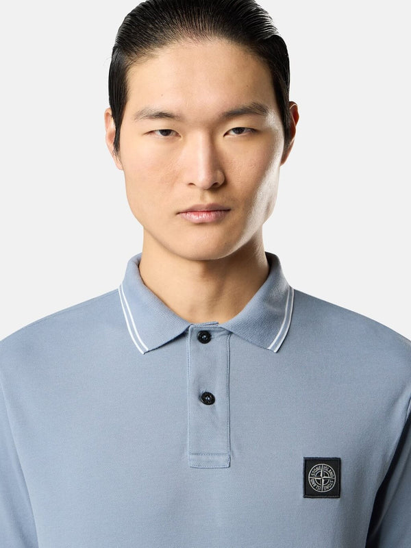 2200010 Short-Sleeve Polo Shirt in Cotton Piqué