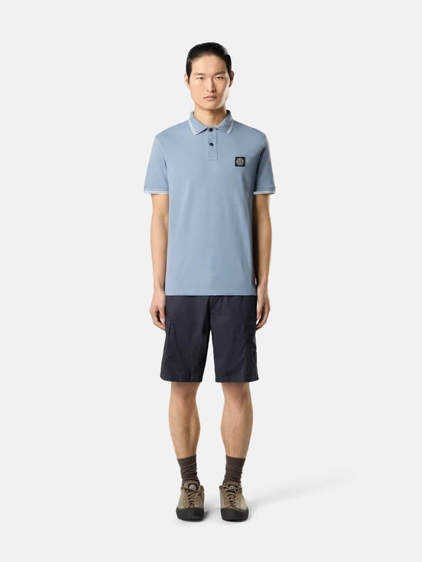 2200010 Short-Sleeve Polo Shirt in Cotton Piqué