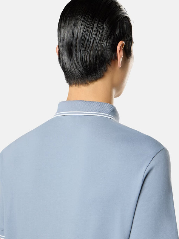 2200010 Short-Sleeve Polo Shirt in Cotton Piqué