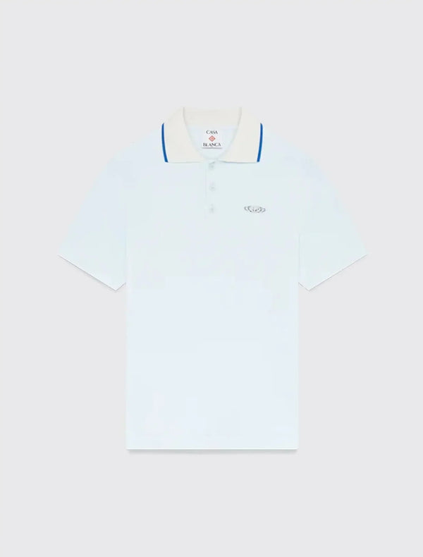 Velour Short Sleeve Polo Shirt