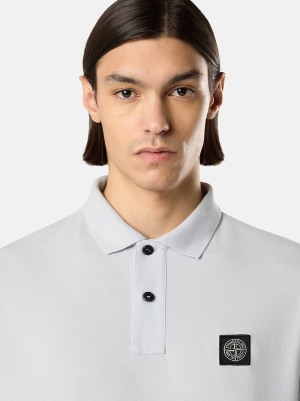 Stone Island polo licht blauw