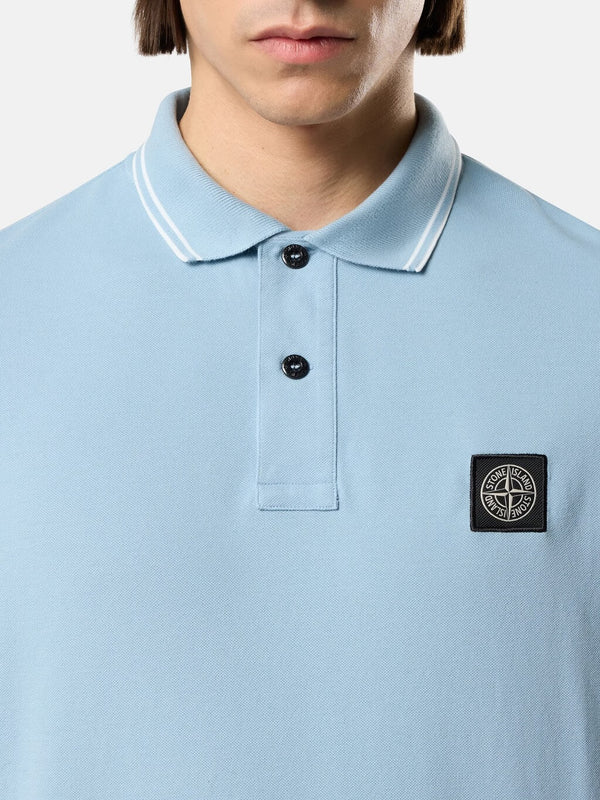 2200010 Short-Sleeve Polo Shirt in Cotton Piqué