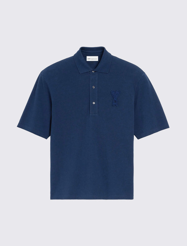 Ami de Coeur Knitted Patch Polo