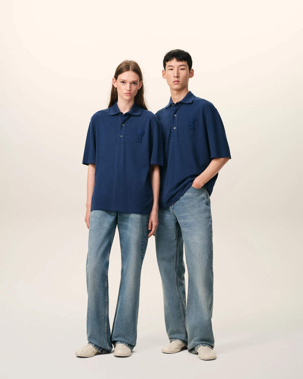 Ami de Coeur Knitted Patch Polo