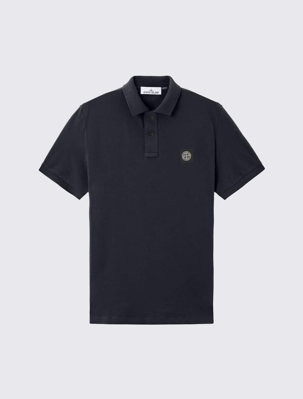 2200008 Short-Sleeve Polo in Cotton Piqué