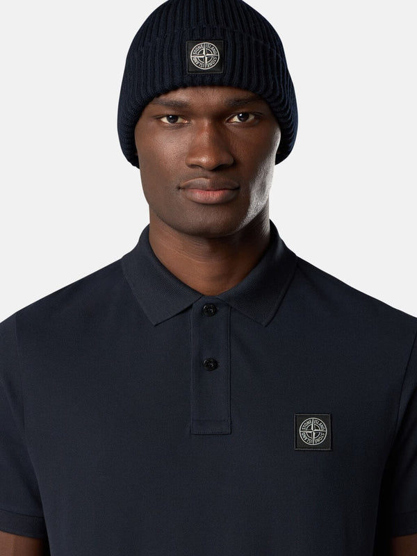 2200008 Short-Sleeve Polo in Cotton Piqué