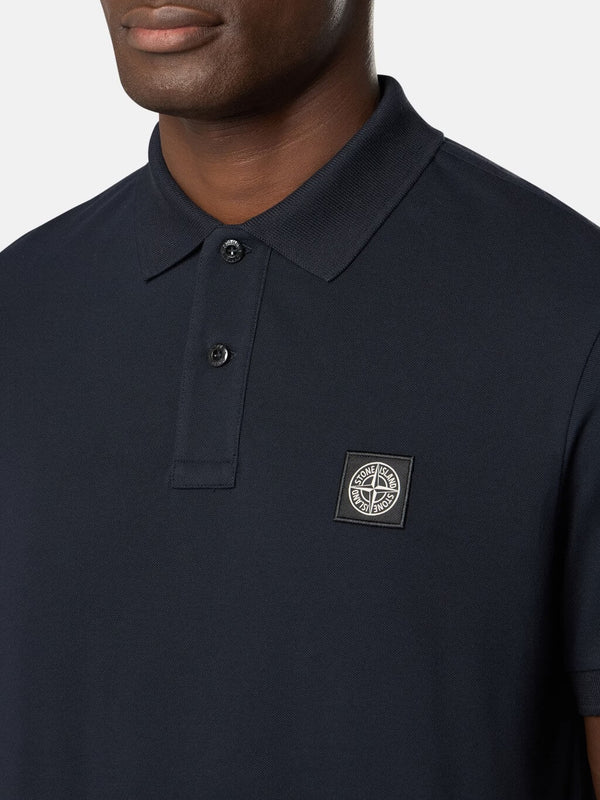 2200008 Short-Sleeve Polo in Cotton Piqué