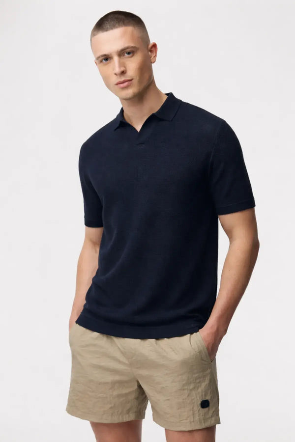 Knitted Polo Shirt