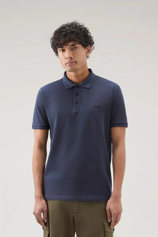 Woolrich polo marine