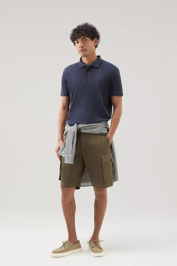 Woolrich polo marine