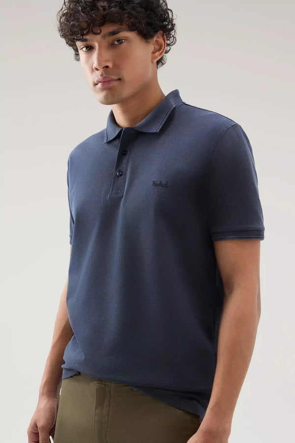 Woolrich polo marine