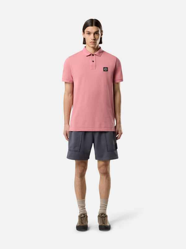 2200008 Short-Sleeve Polo in Cotton Piqué