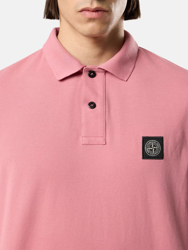 2200008 Short-Sleeve Polo in Cotton Piqué