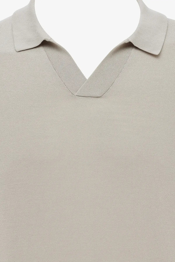 No Button Polo