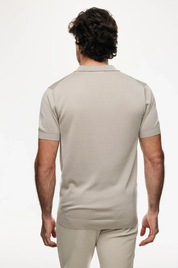 No Button Polo