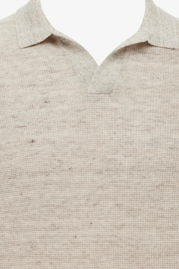 Knitted Linen Polo