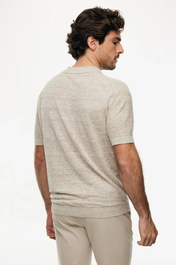 Knitted Linen Polo
